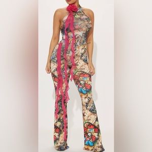 Jumpsuit-multi Color
